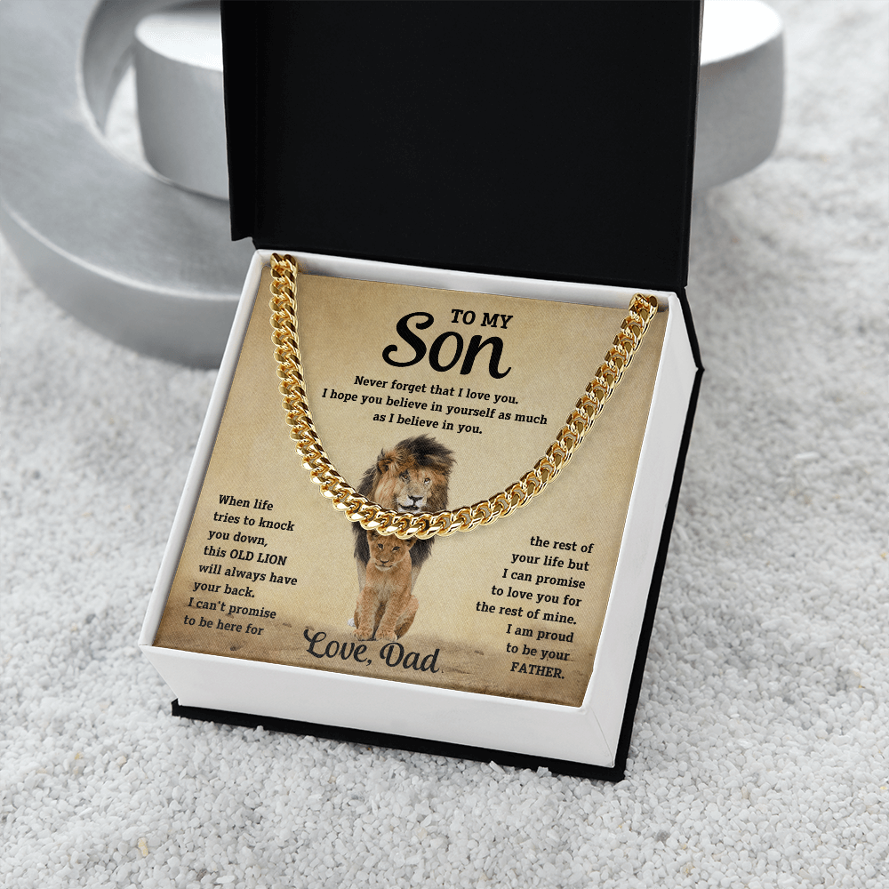 To My Son, I Am Proud To Be Your Father, Love, Dad