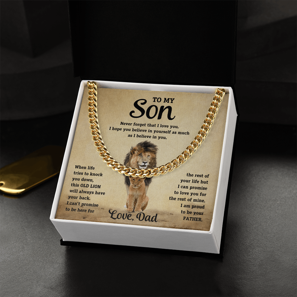 To My Son, I Am Proud To Be Your Father, Love, Dad