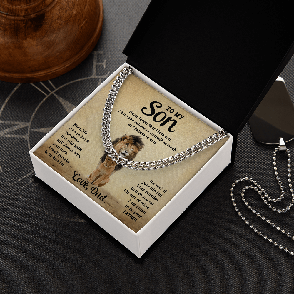 To My Son, I Am Proud To Be Your Father, Love, Dad