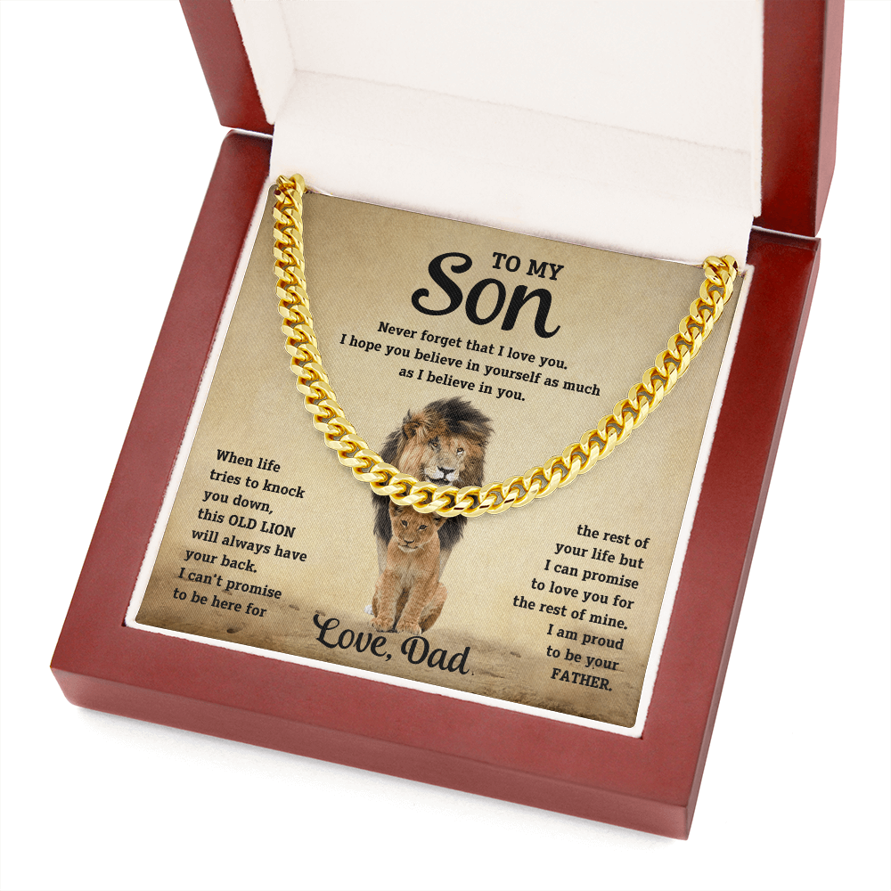 To My Son, I Am Proud To Be Your Father, Love, Dad