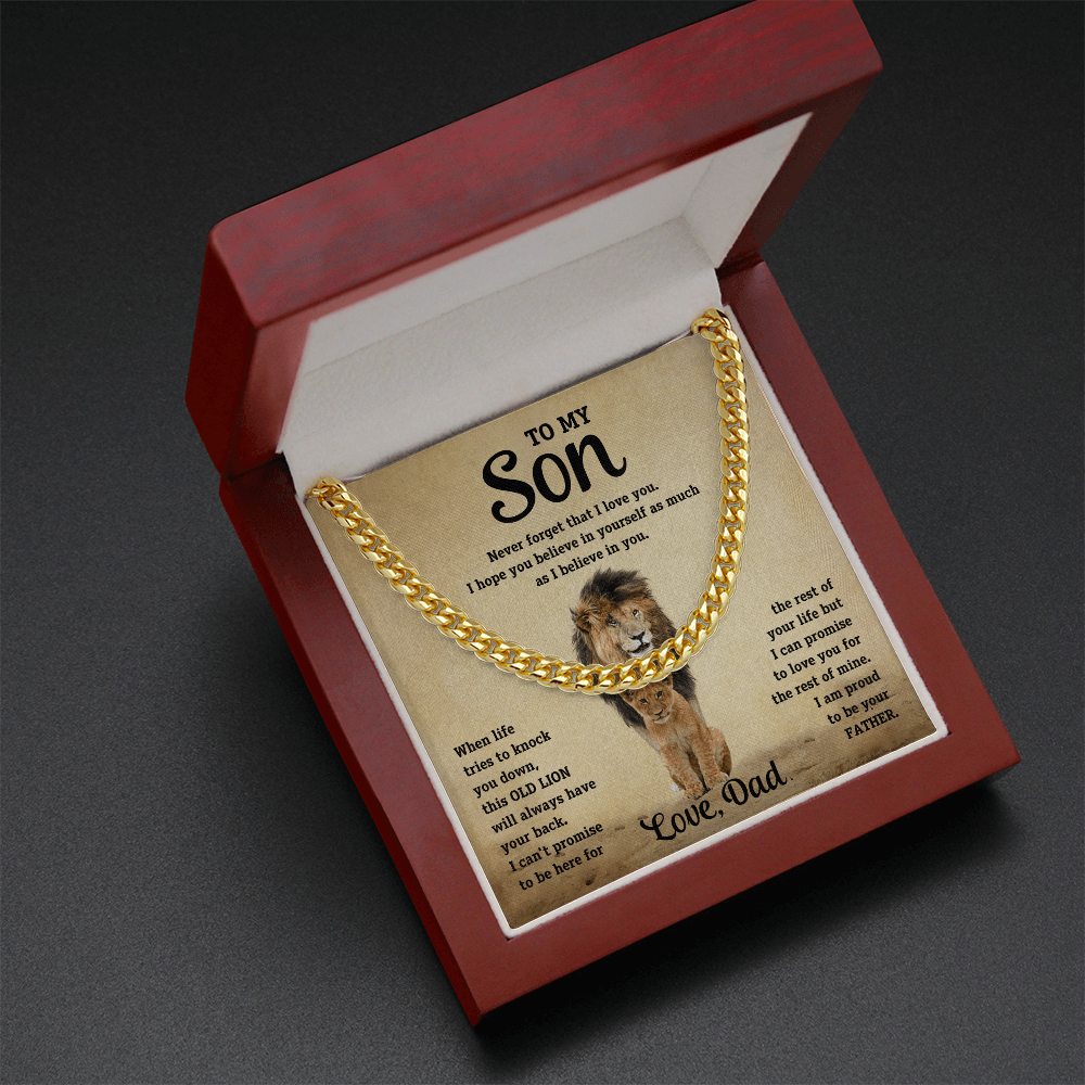 To My Son, I Am Proud To Be Your Father, Love, Dad