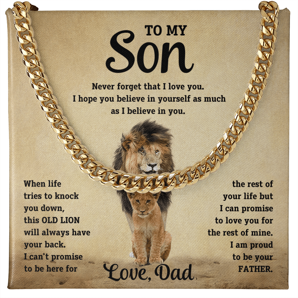 To My Son, I Am Proud To Be Your Father, Love, Dad