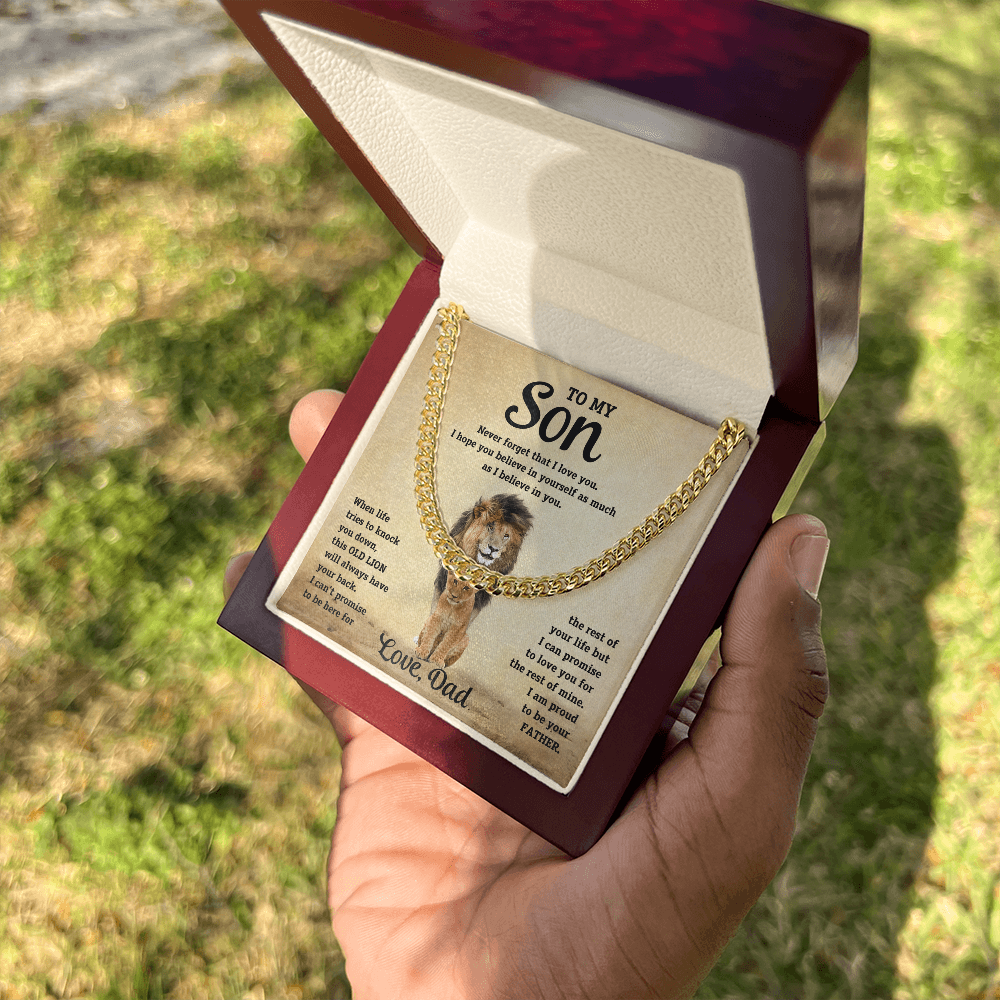 To My Son, I Am Proud To Be Your Father, Love, Dad