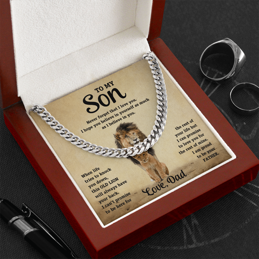 To My Son, I Am Proud To Be Your Father, Love, Dad