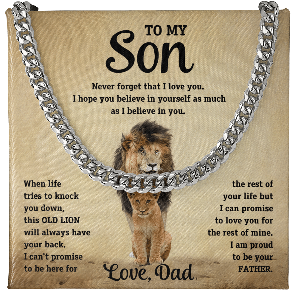 To My Son, I Am Proud To Be Your Father, Love, Dad