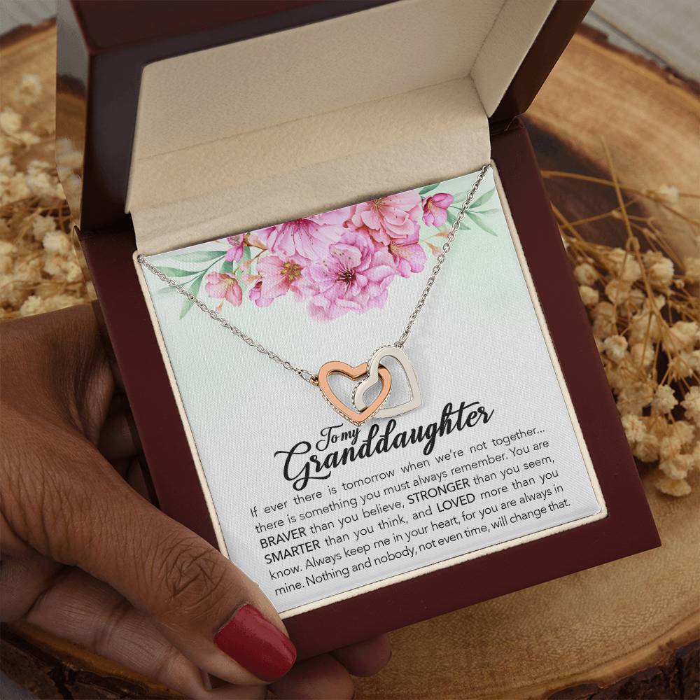 To My Granddaughter, Always Keep Me In Your Heart