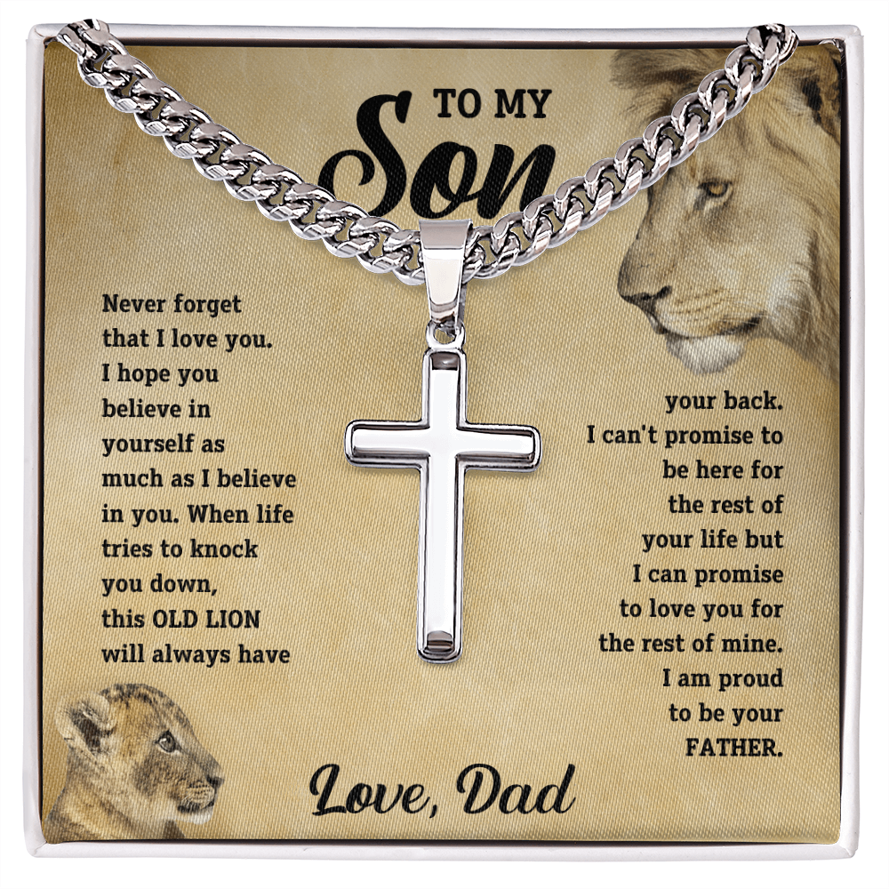 To My Son, This Old Lion Will Always Have Your Back, Love, Dad