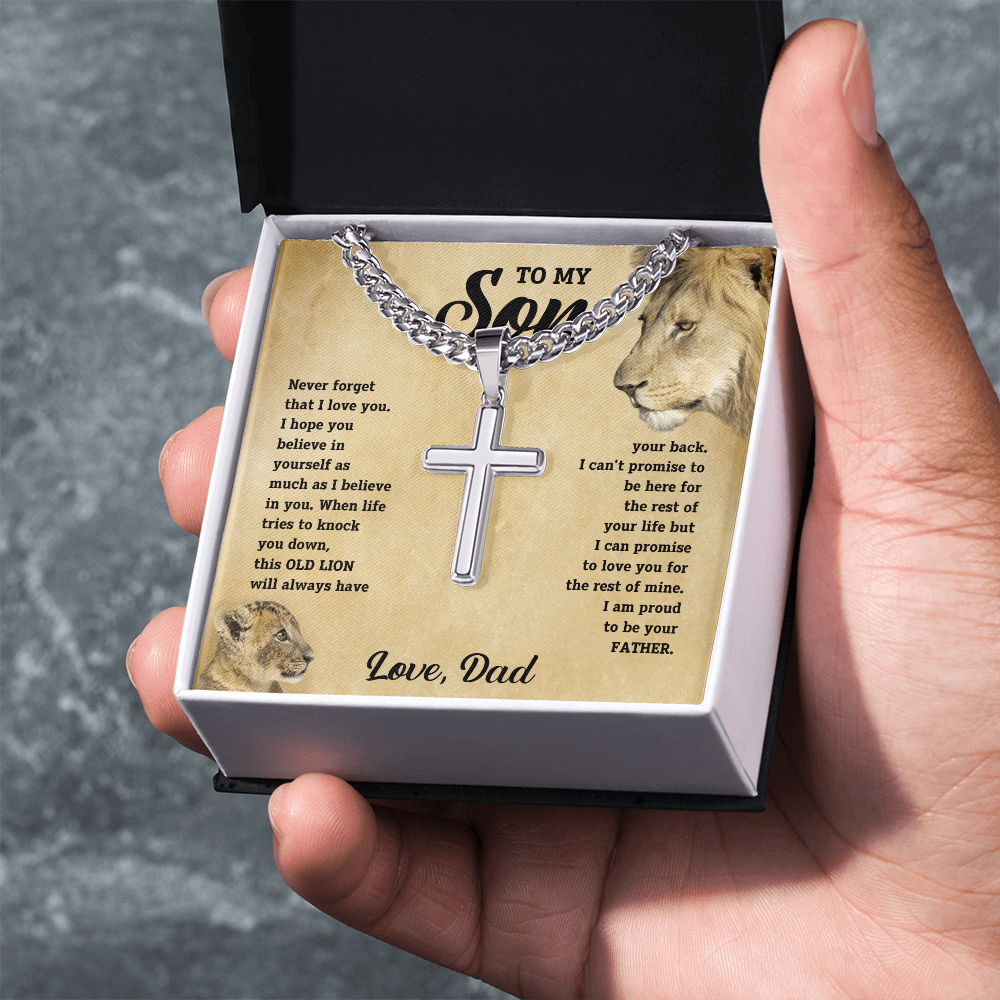 To My Son, This Old Lion Will Always Have Your Back, Love, Dad