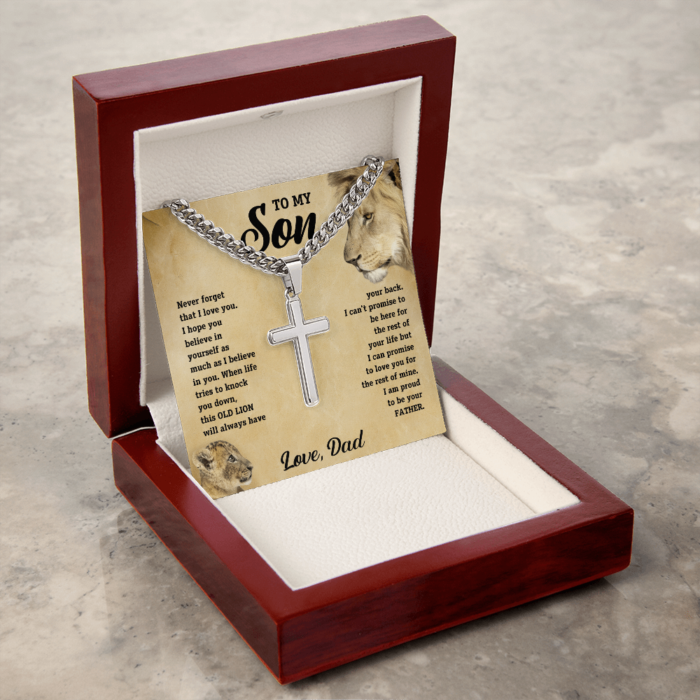 To My Son, This Old Lion Will Always Have Your Back, Love, Dad