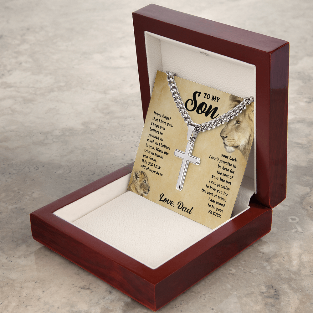 To My Son, This Old Lion Will Always Have Your Back, Love, Dad