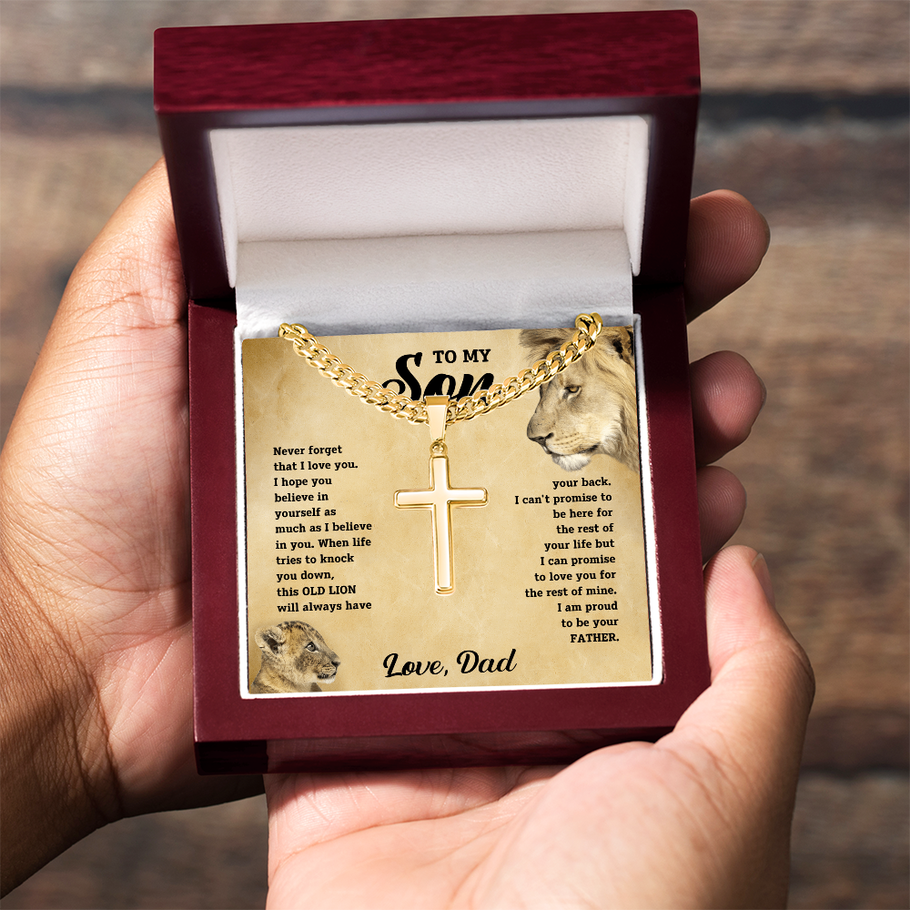 To My Son, This Old Lion Will Always Have Your Back, Love, Dad