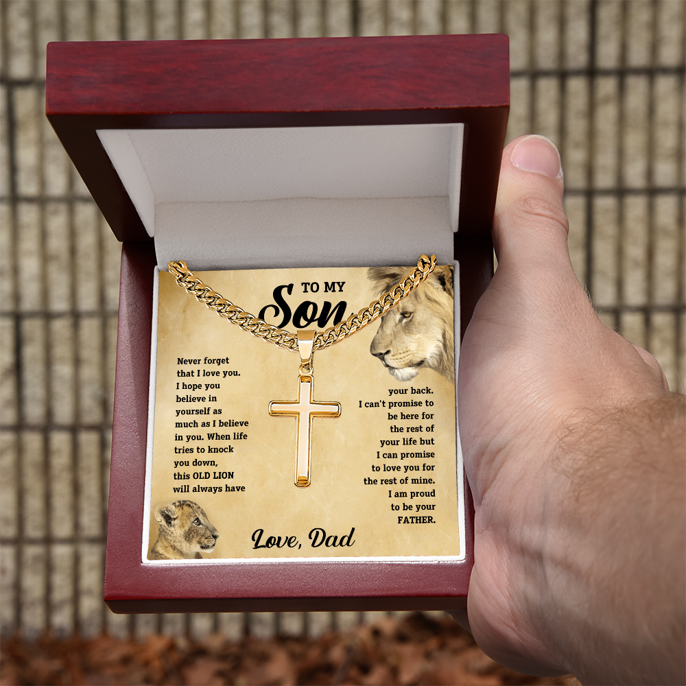 To My Son, This Old Lion Will Always Have Your Back, Love, Dad